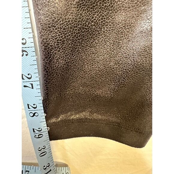 Hale Bob faux suede soft black leggings, size M - Picture 6 of 8